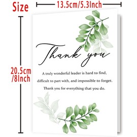 Zyulin Funny Boss's Day Card Gifts for Men Women, Thank You Card Gifts for Boss Leader, Best Boss Appreciation Card
