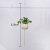 WeedGuard Outdoor Plant Hanger Macrame – Handcrafted Knotted Lifting Rope
