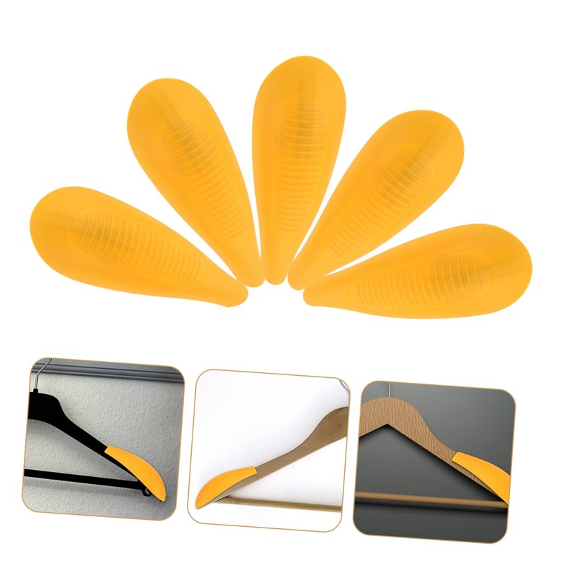 ABOOFAN 5 Pairs Hanger Shoulder Protectors Plastic Coat Hanger Expanders