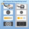 12X Magnifying Glass with Light Hands Free, 2026 New Upgrade