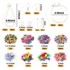 Earring Making Kit with 940 PCS Beading Hoop Earring Finding