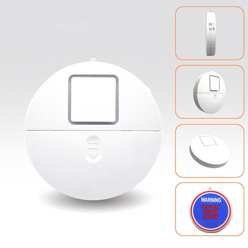 EVA LOGIK Modern Ultra-Thin Window Alarm with Loud 120dB Sound