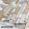 VAOVI Linear Mosaic Backsplash Peel and Stick Tile for Stove,Subway