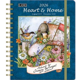 Lang, Heart and Home Deluxe 2026 Planner, 8.25'' X 9.5'', Weekly Calendar with Stapled Binding