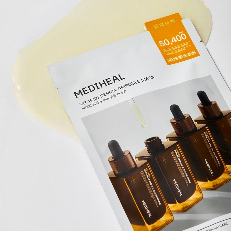 Mediheal Derma Ampoule/Mask Pack Collection (Tea Tree/Madecassoside/Vitamin)