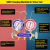 YMT 42001 Charging Manifold and Test, 2-Valve, A/C Manifold Gauge,