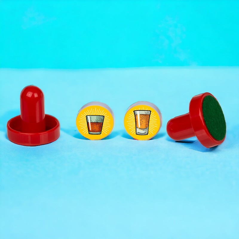 MIJOMA Hockey Shots Drinking Game - Includes 2 Goals, 2