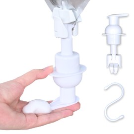 Refill Hanging Reverse Pump Bathroom Shampoo Conditioner Body Soap Refill Pack Bath New Life (1 Piece Set Foam Type, White)