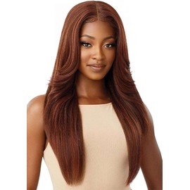 Outre Synthetic Pre-Plucked HD Transparent Lace Front Wig- KIMORA (DRFFRDVV)
