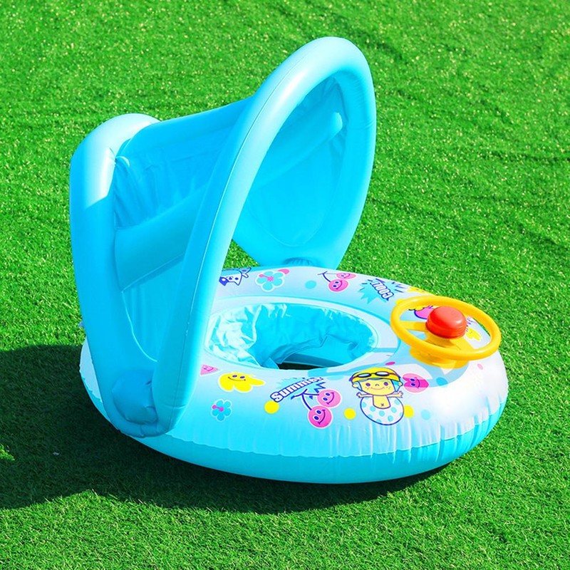Baby Swimming Ring Inflatable Sunscreen Baby Swim Ring Inflatable Baby