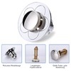 Sink Plug 2 Pieces, Universal Pop Up Drain Strainer Drain