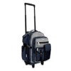 Everest Deluxe Wheeled Backpack, Navy/Gray/Black, One Size