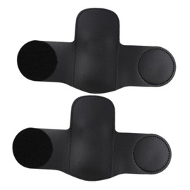 GANAZONO 2pcs Stethoscope Holder with Sturdy Clip Stethoscope Hip Holder Lightweight Secure Design for Professionals Portable Medical Accessory Black