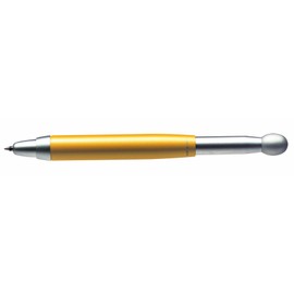 Tombow Ladies Collection Ballpoint Pen Presented in a Yellow Leather Bag - Yellow