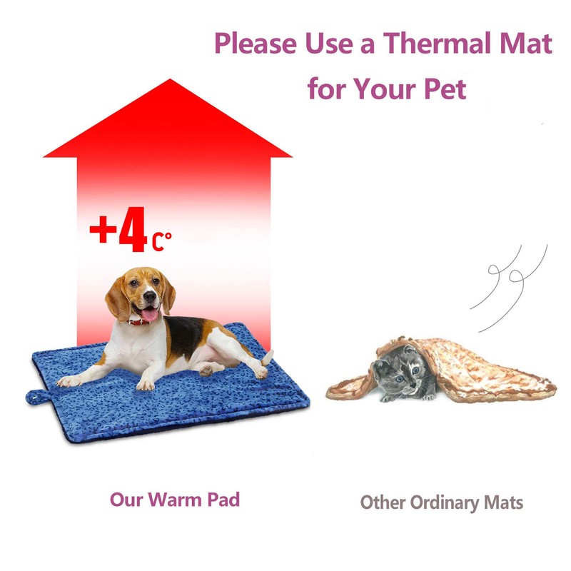 MARUNDA Self Warming Cat Pad, Super Soft Dog Bed, Self