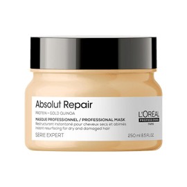 L'OREAL PROFESSIONNEL PARIS L'Oreal Professionnel Absolut Repair Hair Mask | Protein Hair Treatment | Repairs & Nourishes Dry, Damaged Hair | With Quinoa & Proteins | Adds Shine | Medium to Thick Hair Types