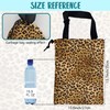 KXWQTRDD Car Trash Bag Brown Leopard Leak-Proof Waterproof Car Garbage