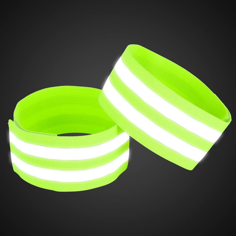 X AUTOHAUX 8pcs Reflective Bands for Arm Reflective Armbands High