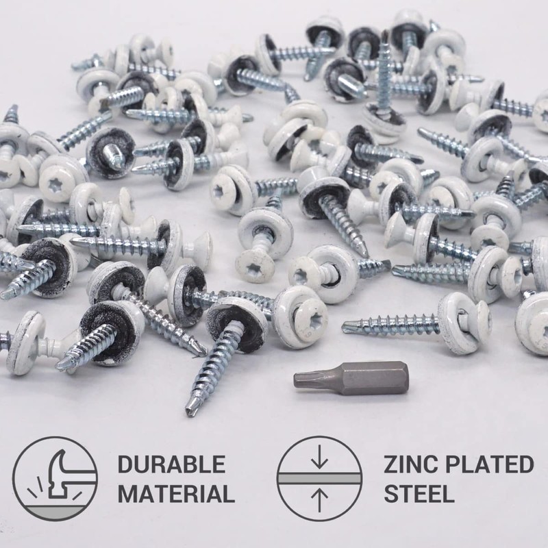 SKIR'CO Pack of 150 Roofing Screws 4.8 x 35 mm