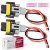 Svicari High/Low Beam Headlights Pigtail Connector Wire Harness Fit for