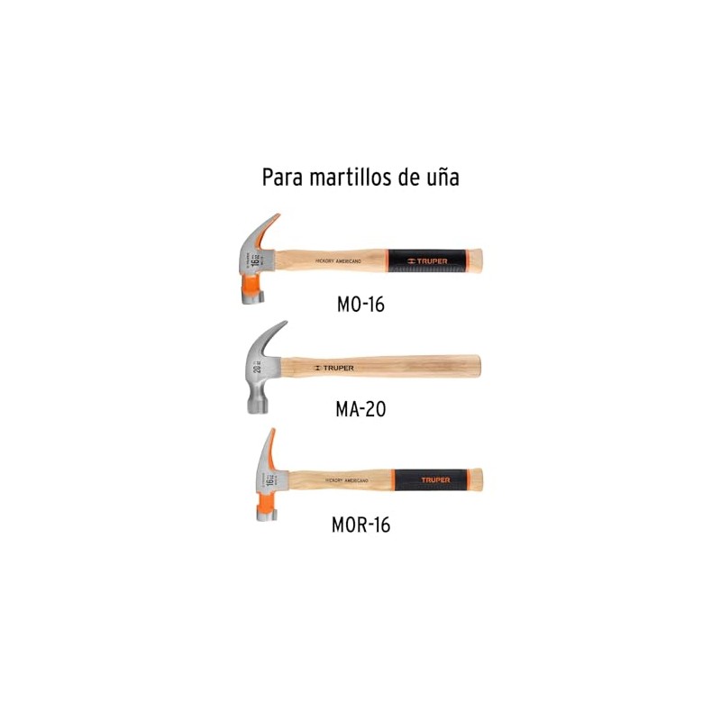 Truper MG-MO-1316, Mango de reposición para martillos MO-16, MO-20 Y