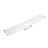 sourcing map Rectangle Shape Ventilation Grille Aluminum Alloy Louvered Air