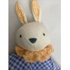 Cloud Island Bunny Baby Security Blanket Blue Check Infant Plush