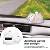 Lucky Cat Ornaments Solar Power Waving Arm Lucky Cat Statue