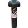 NoBrella Flower Vase Patio Table Umbrella Hole Insert, Black