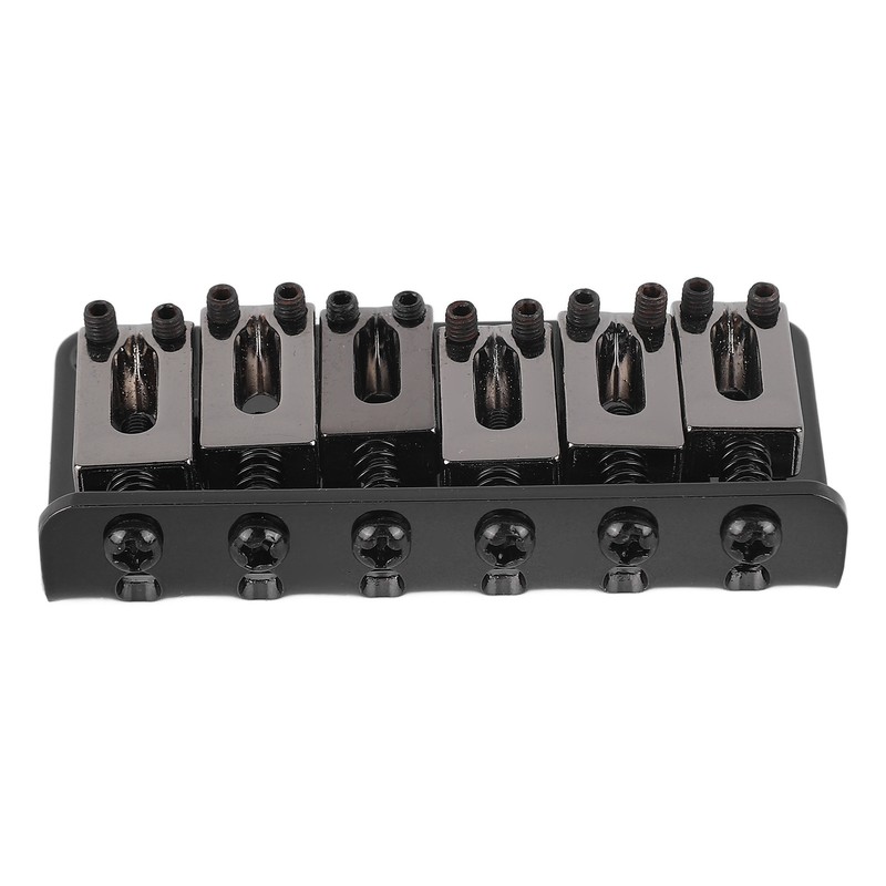 6 String Guitar Bridge Replacement Zinc Alloy Electric Guitar Saddle