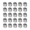 sourcing map 25pcs Threaded Inserts 1/4-20 UNC 1.5D (9.525mm) Helical