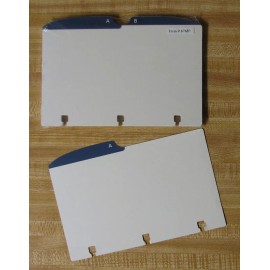 Rolodex 5” x 8” A – Z Coated Card File Index Tabs  Item # 67687