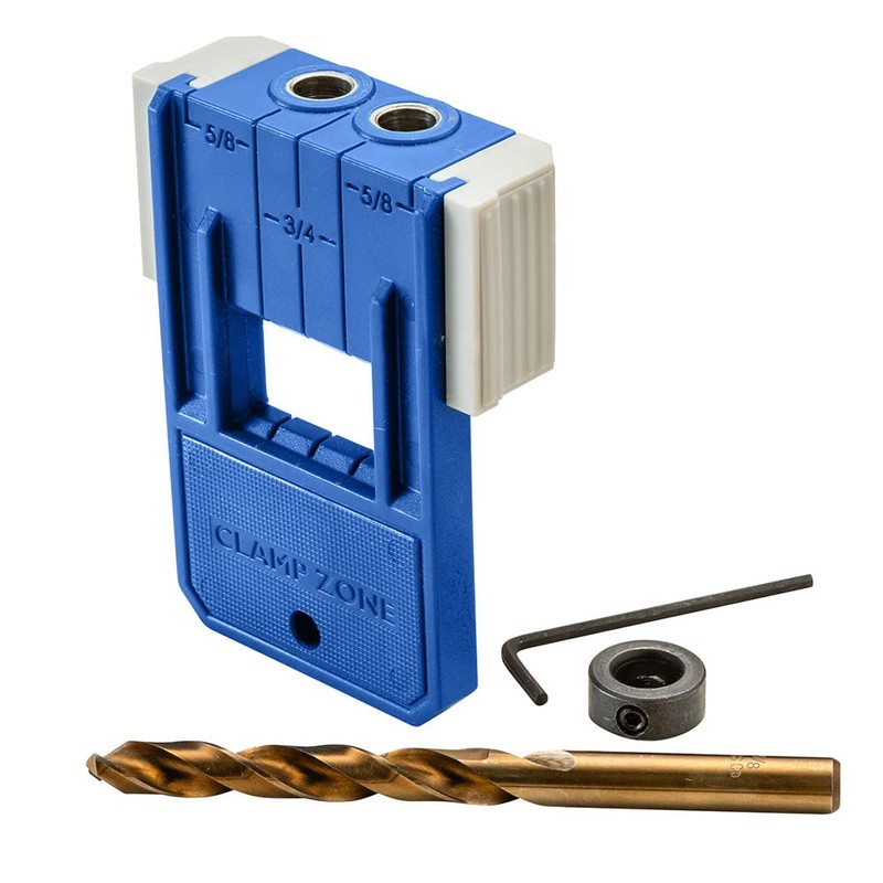 Rockler 3/8” Doweling Jig Kit w/Drill Bit & Stop Collar