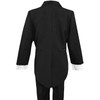 Boys Black Tuxedo with Tail Outfit Set (Medium (6-12 Months))