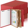 Skyygemm 24 Pcs Pressboard Classification Folders with 2 Pocket Dividers,2