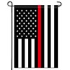Anley Double Sided Premium Garden Flag, Thin Red Line US
