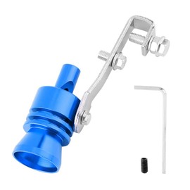 ANGGREK Car Turbo Whistle, 1 Car Exhaust Pipe Turbo Whistle Replacement for Automobile ATV SUV Auto Accessories Universal(blue)