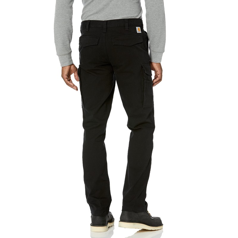 Carhartt Men's Relaxed Straight Rigby Cargo Pant, Black, W34 x