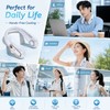 Bladeless Neck Fan for Hands-Free Cooling – 5-Speed USB Rechargeable