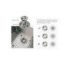 KANARY Kitchen Sink Basket Strainer Replacement for Standard Drains (3-1/2