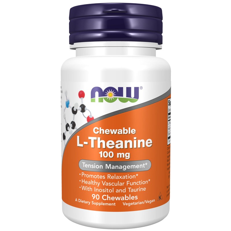 Now L Theanine, 90 Chewables