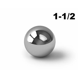 BC Precision Five 1-1/2" Inch G25 Precision Chromium Chrome Steel Bearing Balls AISI 52100