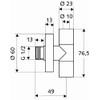 Schell Edition Design Angle Valve, 053200699