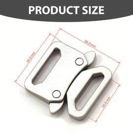 ZWWOGE Pack of 4 Paracord Clasps, Zinc Alloy Paracord Buckles Clip, Paracord Bracelet Clasp, for DIY Making Paracord Bracelets Crafts Accessories