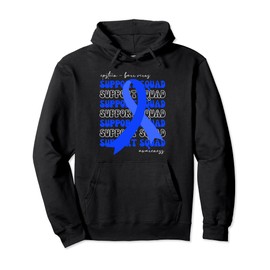 Support Squad Epstein-Barr Virus Awareness Ribbon Hope Pullover Hoodie