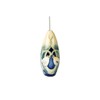 Old Tupton Ware Oval Light Pull with Cord Attached (Snowdrop)
