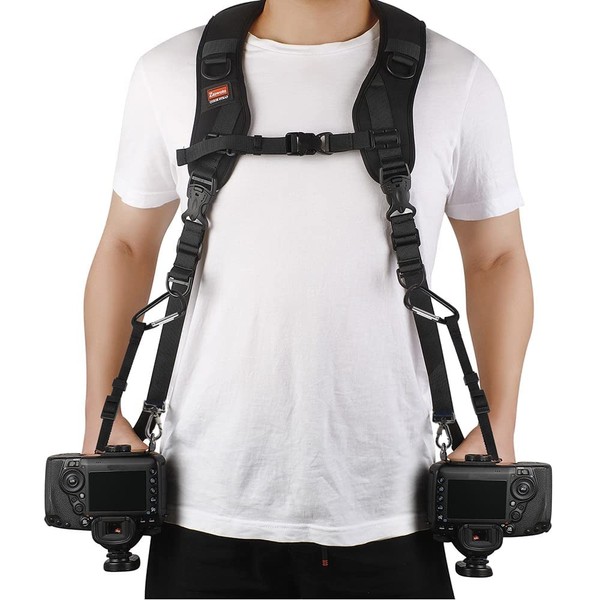 ZTO Ztowoto Camera Strap Double Shoulder Strap Harness Quick Release