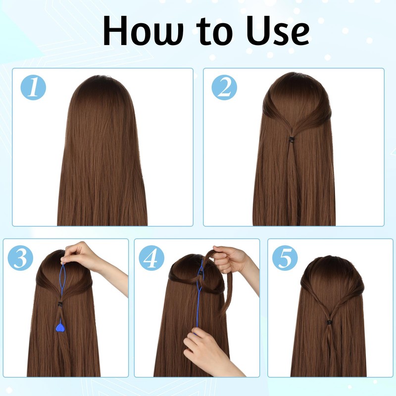 ElevateTech Quick Beader for Hair Braids Loading Beads, 12 Pcs
