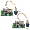 WMYCONGCONG 2個  6V-90V 15A DC モータースピード PWM用コントローラー 速度調整器 速度制御16KHZ大型パワーレギュレーターガバナースイッチ PLC制御
