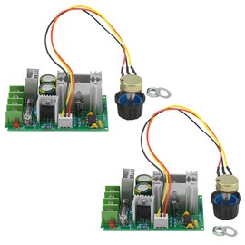 WMYCONGCONG 2個  6V-90V 15A DC モータースピード PWM用コントローラー 速度調整器 速度制御16KHZ大型パワーレギュレーターガバナースイッチ PLC制御